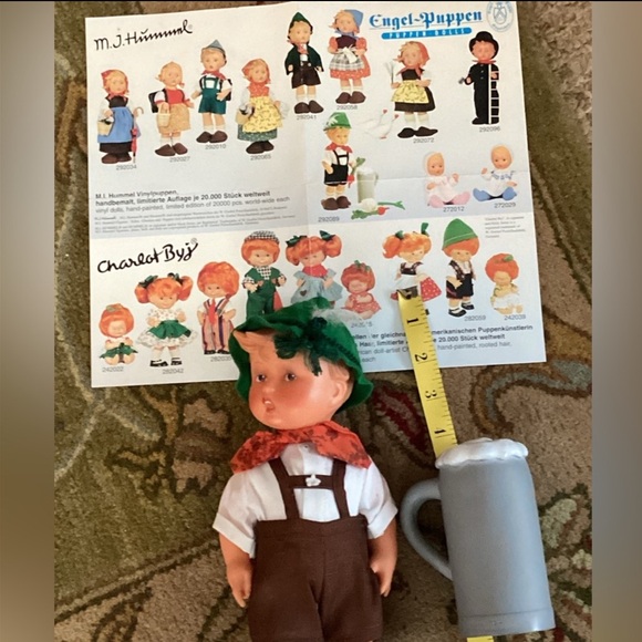 Vintage Tunic Velour Top Red Carter's Size 3 Months VNPLVC - Picture 11 of 16